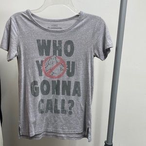 ‘WHO YOU GONNA CALL?’ Ghostbusters shirt